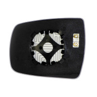 Дзеркальний елемент KIA Sorento II (09-12) правий асферичний з обігрівом