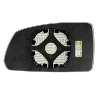 Дзеркальний елемент KIA Rio II (05-07) правий асферичний з обігрівом