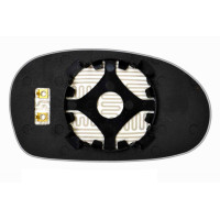 Зеркальный элемент KIA Rio I (00-05) левый асферический с обогревом