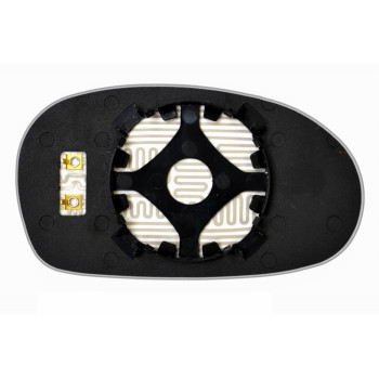 Елемент дзеркала заднього огляду KIA Rio I (00-05) лівий сферичний з обігрівом Елемент дзеркала заднього огляду KIA Rio I (00-05) лівий сферичний з обігрівом