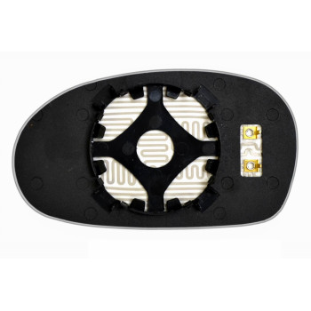 Елемент дзеркала заднього огляду KIA Rio I (00-05) правий сферичний з обігрівом