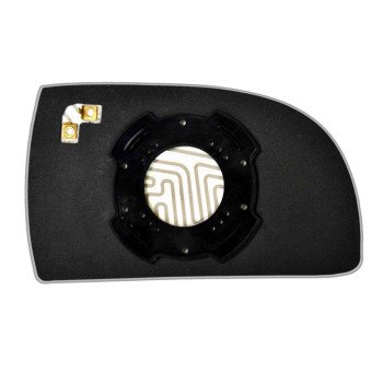 Зеркальный элемент KIA Carens II (02-06) левый асферический с обогревом