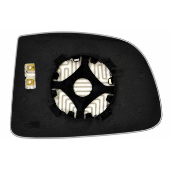 Елемент дзеркала заднього огляду KIA Carens III (06-12) лівий сферичний з обігрівом