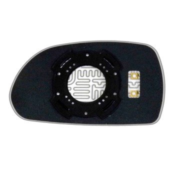 Зеркальный элемент KIA Elantra (01-11) правый асферический с обогревом