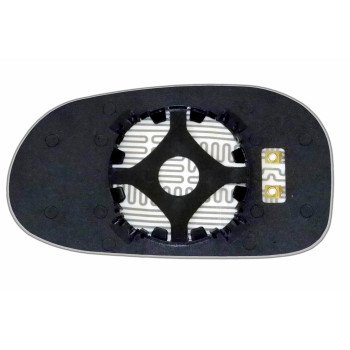 Зеркальный элемент KIA Clarus (96-98) правый сферический с обогревом