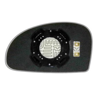 Зеркальный элемент KIA Cerato I (04-08) правый асферический с обогревом