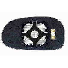 Зеркальный элемент KIA Credos (96-98) правый асферический с обогревом