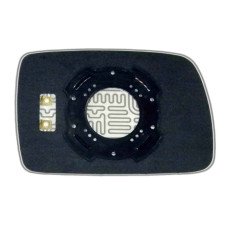 Дзеркальний елемент KIA Picanto I (04-07) лівий асферичний з обігрівом