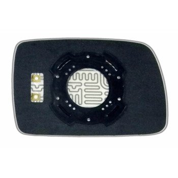 Зеркальный элемент KIA Picanto I (04-07) левый сферический с обогревом