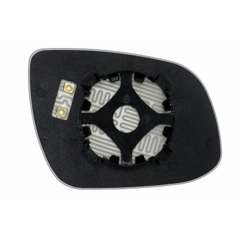 Зеркальный элемент KIA Ceed I (10-12) левый асферический с обогревом