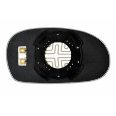 Дзеркальний елемент KIA Sephia II (98-04) лівий сферичний з обігрівом