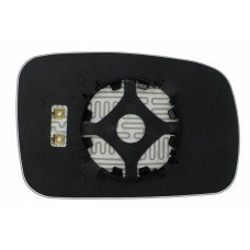 Дзеркальний елемент KIA Sorento I (02-06) лівий асферичний з обігрівом