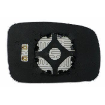 Зеркальный элемент KIA Sorento I (02-06) левый асферический с обогревом