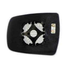 Дзеркальний елемент KIA Sorento II (09-12) правий асферичний з обігрівом