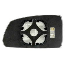 Зеркальный элемент KIA Rio II (05-07) правый асферический с обогревом