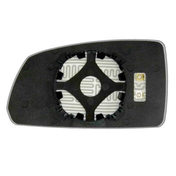 Зеркальный элемент KIA Rio II (05-07) правый асферический с обогревом