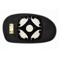 Дзеркальний елемент KIA Rio I (00-05) лівий асферичний з обігрівом