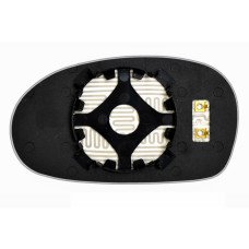 Дзеркальний елемент KIA Rio I (00-05) правий сферичний з обігрівом