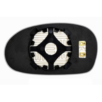 Зеркальный элемент KIA Rio I (00-05) правый сферический с обогревом