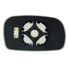 Зеркальный элемент KIA Sportage I (94-04) левый асферический с обогревом