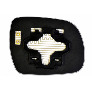 Елемент дзеркала заднього огляду LEXUS RX II (03-09) лівий асферичний з обігрівом