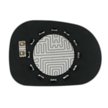 Зеркальный элемент MERCEDES M-klasse W163 (01-03) левый сферический с обогревом