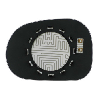 Елемент дзеркала заднього огляду MERCEDES M-klasse W163 (01-03) правий сферичний з обігрівом