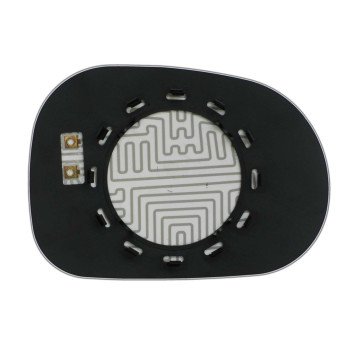 Елемент дзеркала заднього огляду MERCEDES M-klasse W163 (01-03) лівий сферичний з обігрівом