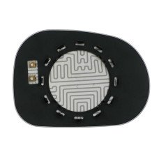 Дзеркальний елемент MERCEDES M-klasse W163 (01-03) лівий сферичний голубий з обігрівом