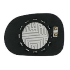 Дзеркальний елемент MERCEDES M-klasse W163 (01-03) правий сферичний голубий з обігрівом