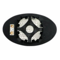 Дзеркальний елемент MINI Cooper I (01-06) лівий сферичний з обігрівом