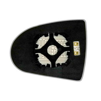 Елемент дзеркала заднього огляду MITSUBISHI Colt VII (04-12) правий асферичний з обігрівом