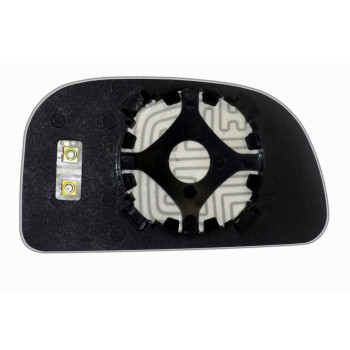 Елемент дзеркала заднього огляду MITSUBISHI Colt V (91-96) лівий асферичний з обігрівом