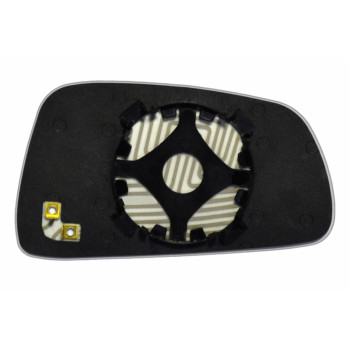 Елемент дзеркала заднього огляду MITSUBISHI Galant VIII (96-02) лівий сферичний з обігрівом