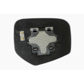 Елемент дзеркала заднього огляду MITSUBISHI L200 (06- ) лівий сферичний з обігрівом