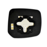 Зеркальный элемент MITSUBISHI L200 (96-06) левый асферический с обогревом