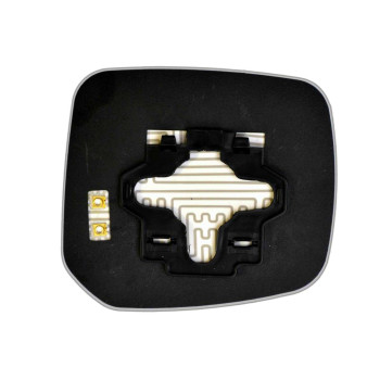 Елемент дзеркала заднього огляду MITSUBISHI L200 (96-06) лівий асферичний з обігрівом