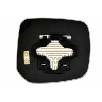 Зеркальный элемент MITSUBISHI L200 (96-06) левый сферический с обогревом