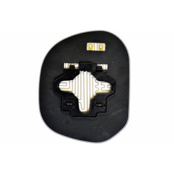 Елемент дзеркала заднього огляду MITSUBISHI L400 (96- ) правий сферичний з обігрівом