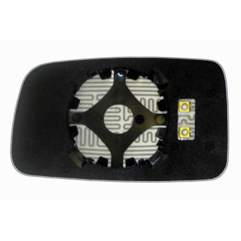 Елемент дзеркала заднього огляду MITSUBISHI Lancer IX (03-06) правий сферичний з обігрівом