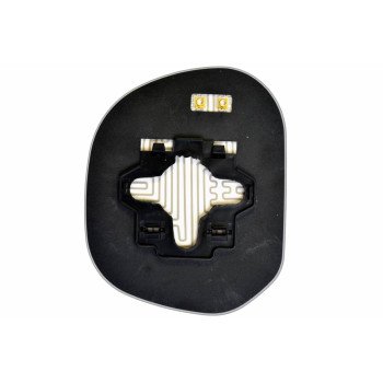 Зеркальный элемент MITSUBISHI L400 (96- ) правый сферический с обогревом