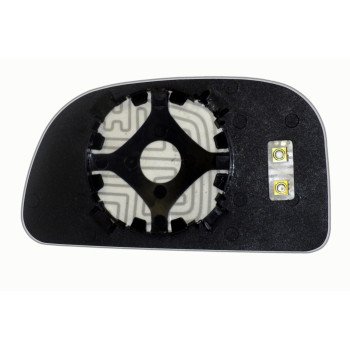 Елемент дзеркала заднього огляду MITSUBISHI Lancer VI (95-00) правий сферичний з обігрівом