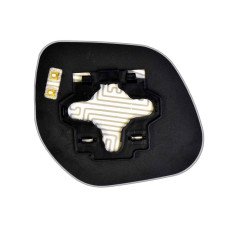 Дзеркальний елемент MITSUBISHI Outlander XL (06-12) лівий асферичний з обігрівом