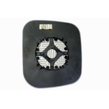 Елемент дзеркала заднього огляду MITSUBISHI Pajero II (92-94) лівий сферичний з обігрівом