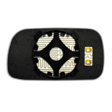 Дзеркальний елемент NISSAN Bluebird (87-91) правий асферичний з обігрівом