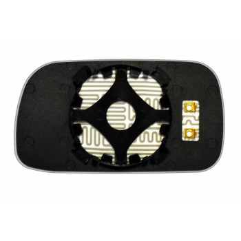 Зеркальный элемент NISSAN Bluebird (87-91) правый сферический с обогревом