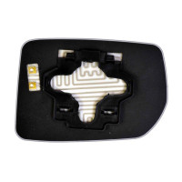 Дзеркальний елемент NISSAN Liberty (98-04) лівий асферичний з обігрівом