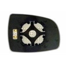 Зеркальный элемент NISSAN Note (05-14) левый сферический с обогревом