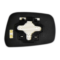 Зеркальный элемент NISSAN Pathfinder III (04-07) левый асферический с обогревом