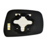 Дзеркальний елемент NISSAN Pathfinder III (04-07) лівий сферичний з обігрівом